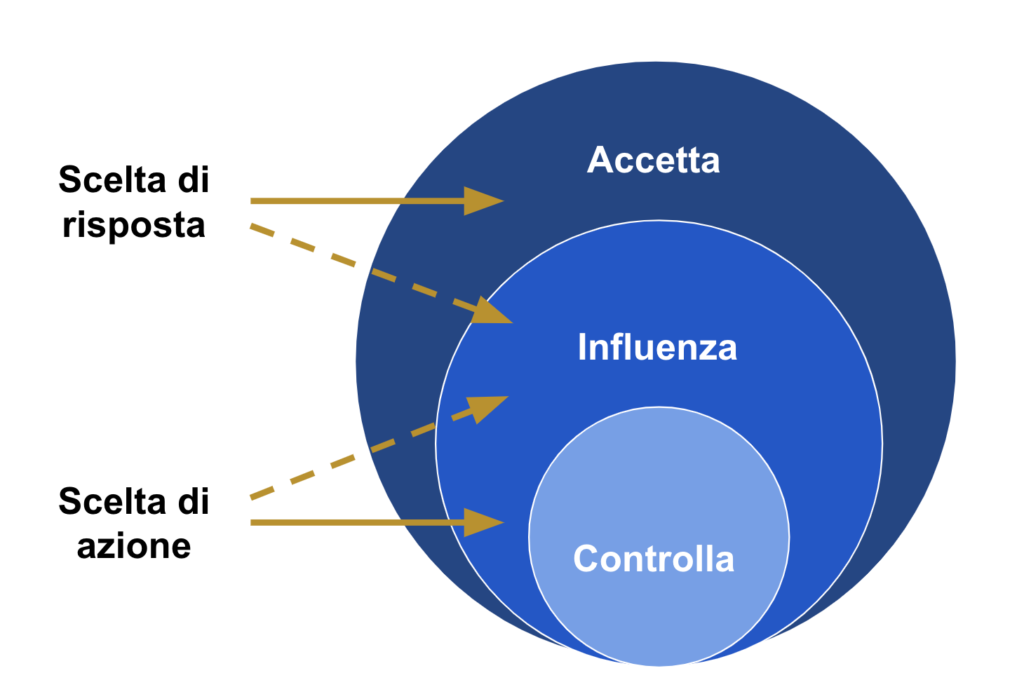 CIA model Controllo, Influenza, Acctta